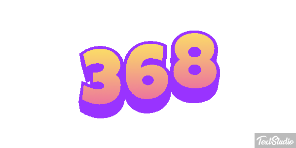 368 Tekst effect