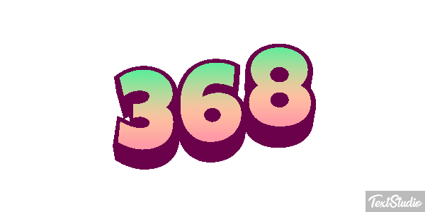 368 Tekst effect
