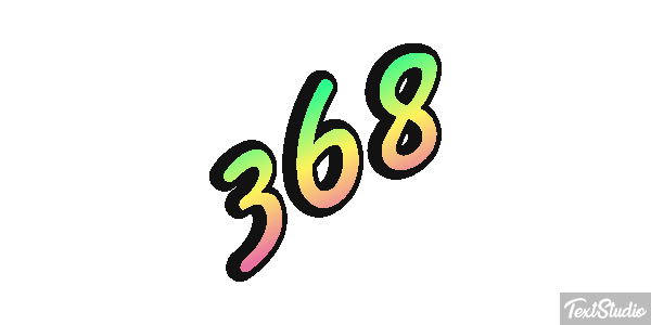368 Tekst effect