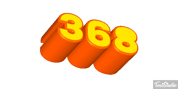 368 Tekst effect