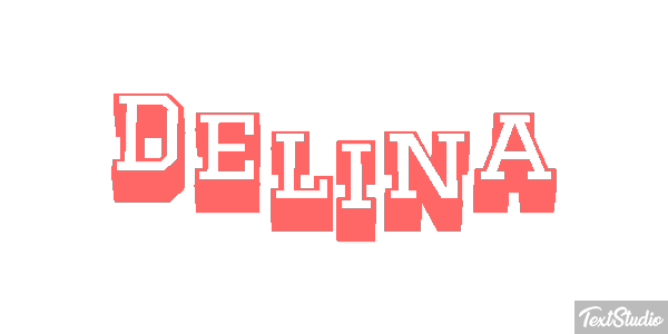 Delina Text effect