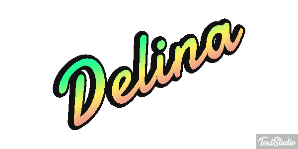 Delina Text effect