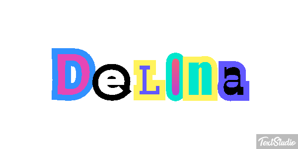 Delina Text effect