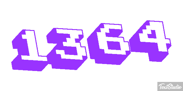 1364 Text effect