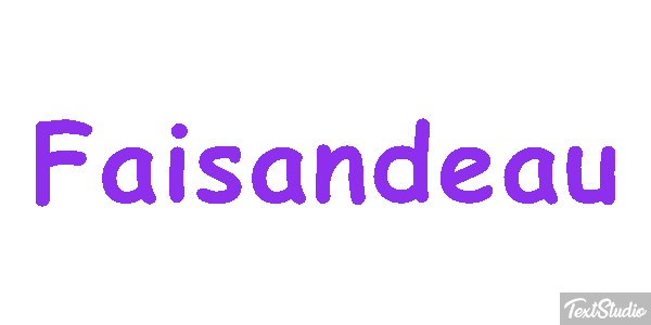 Faisandeau Effet de texte