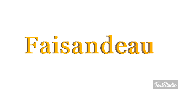 Faisandeau Effet de texte