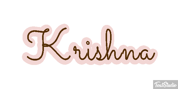 Krishna Texteffekt
