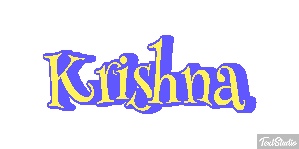 Krishna Texteffekt