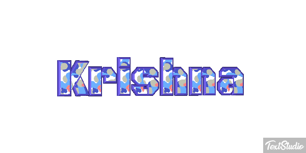 Krishna Texteffekt