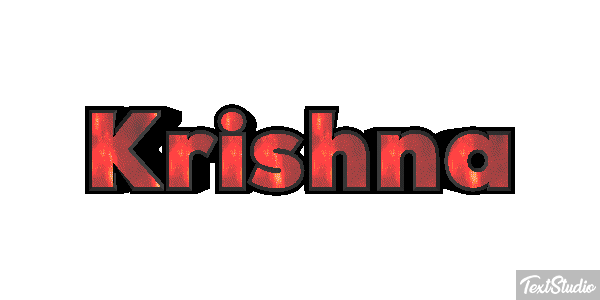Krishna Texteffekt