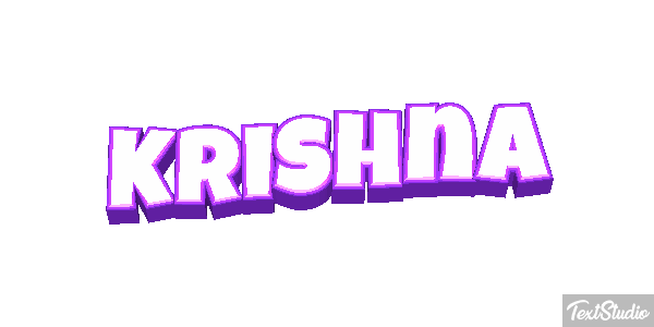 Krishna Texteffekt