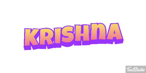 Krishna Texteffekt