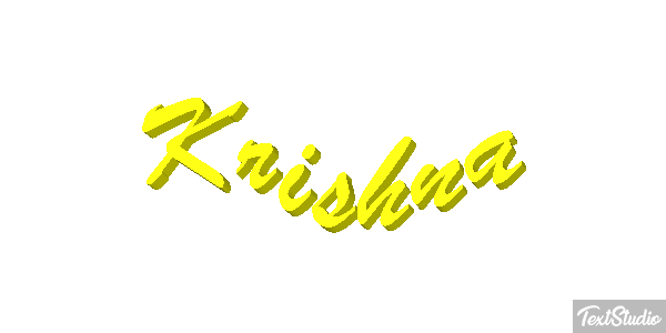 Krishna Texteffekt
