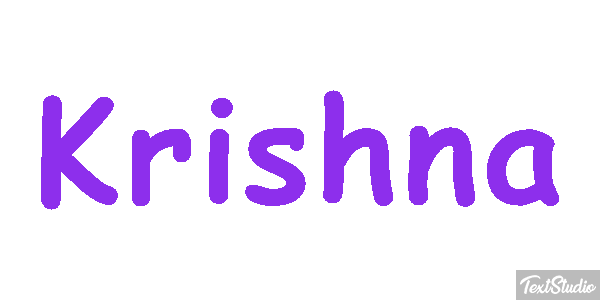 Krishna Texteffekt
