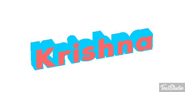 Krishna Texteffekt