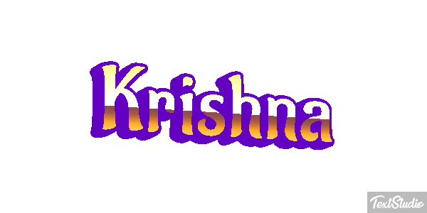 Krishna Texteffekt