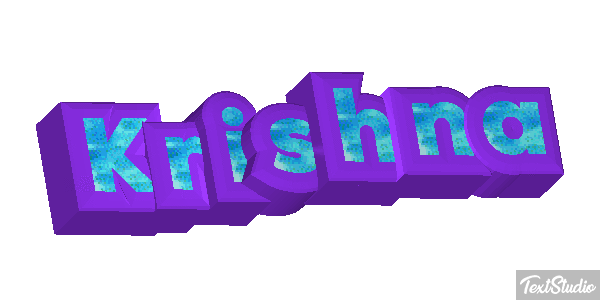 Krishna Texteffekt