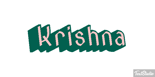 Krishna Texteffekt