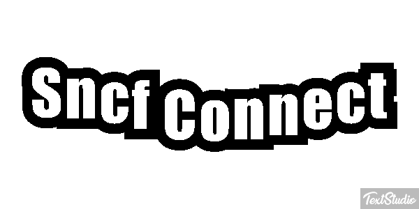 Sncf Connect Efekt tekstowy