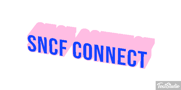 Sncf Connect Efekt tekstowy
