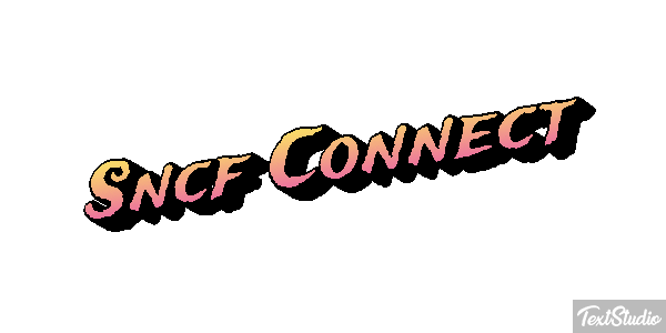 Sncf Connect Efekt tekstowy