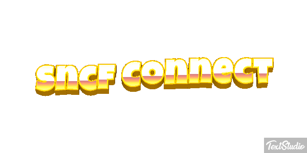 Sncf Connect Efekt tekstowy