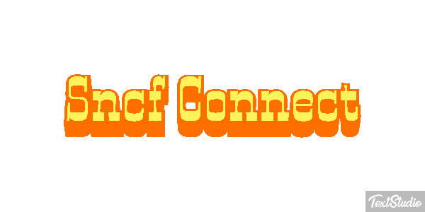 Sncf Connect Efekt tekstowy