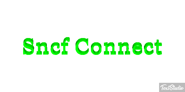 Sncf Connect Efekt tekstowy