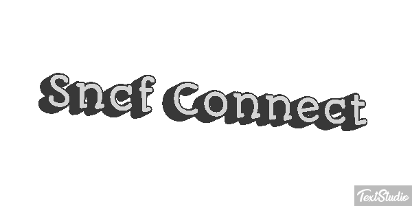 Sncf Connect Efekt tekstowy