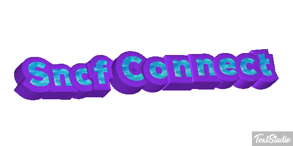 Sncf Connect Efekt tekstowy