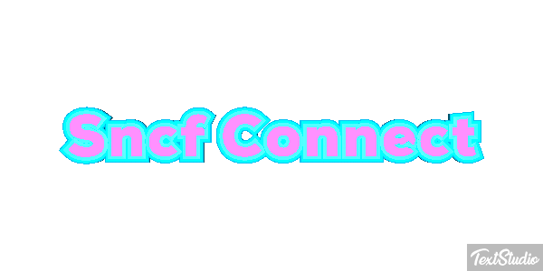 Sncf Connect Efekt tekstowy