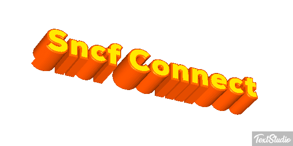 Sncf Connect Efekt tekstowy