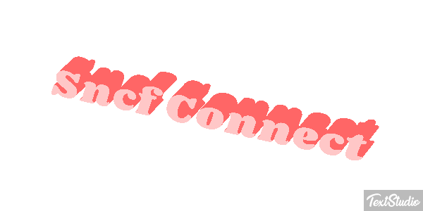 Sncf Connect Efekt tekstowy