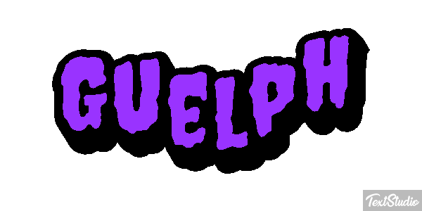 Guelph Текстовый эффект