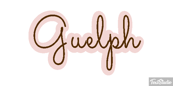 Guelph Текстовый эффект