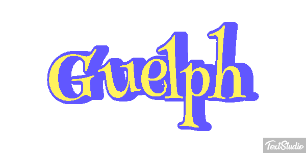 Guelph Текстовый эффект