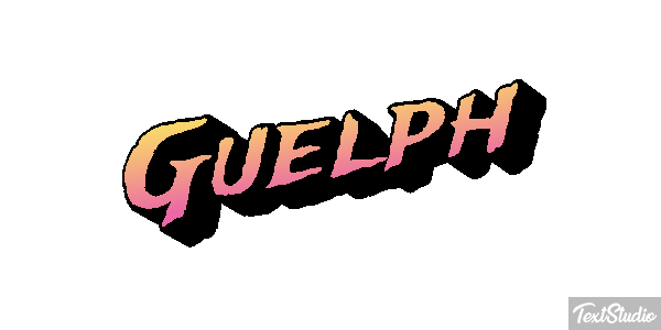 Guelph Текстовый эффект