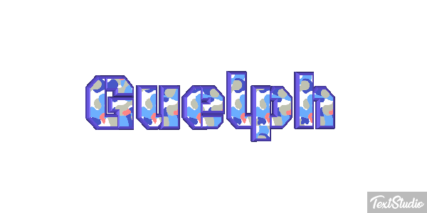 Guelph Текстовый эффект