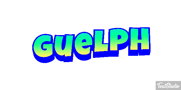 Guelph Текстовый эффект