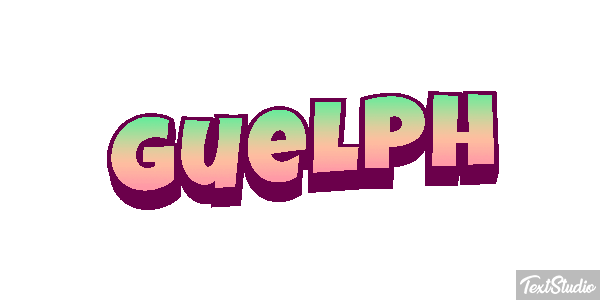Guelph Текстовый эффект