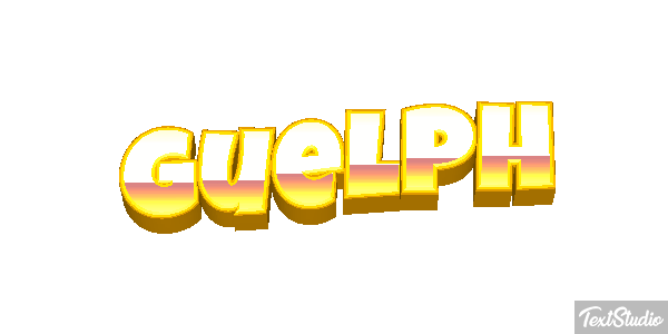Guelph Текстовый эффект