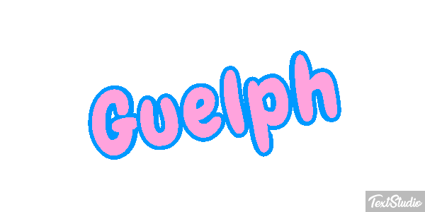 Guelph Текстовый эффект