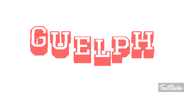 Guelph Текстовый эффект
