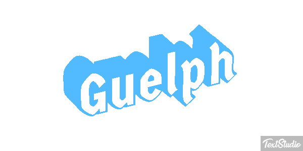 Guelph Текстовый эффект