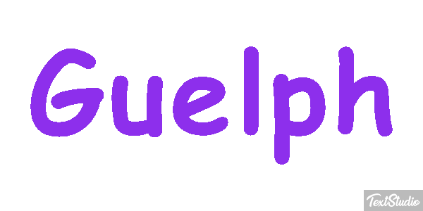 Guelph Текстовый эффект