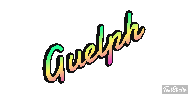 Guelph Текстовый эффект