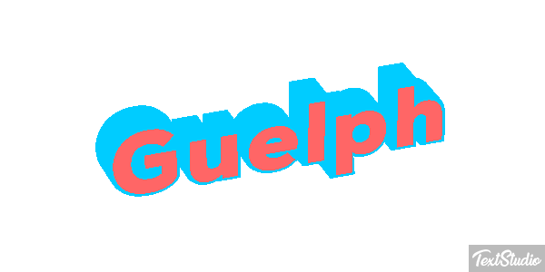 Guelph Текстовый эффект