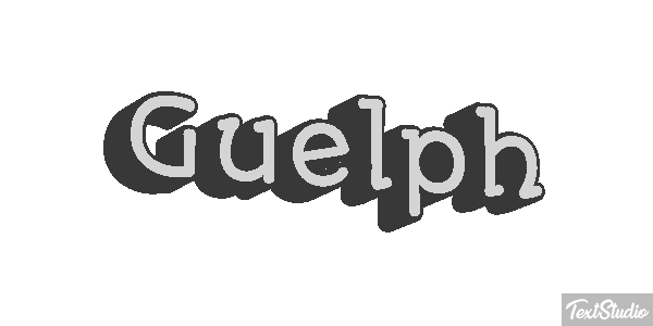 Guelph Текстовый эффект