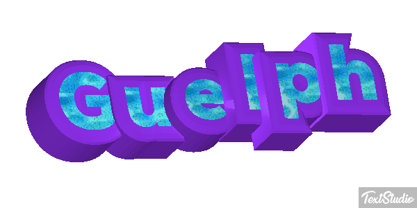 Guelph Текстовый эффект
