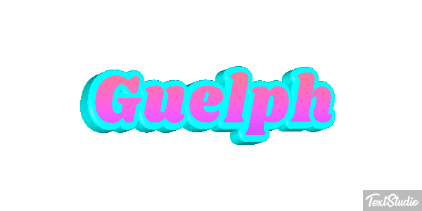 Guelph Текстовый эффект